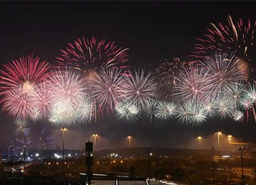 余庆县焰火晚会